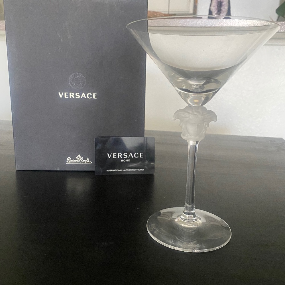Versace Martini glass